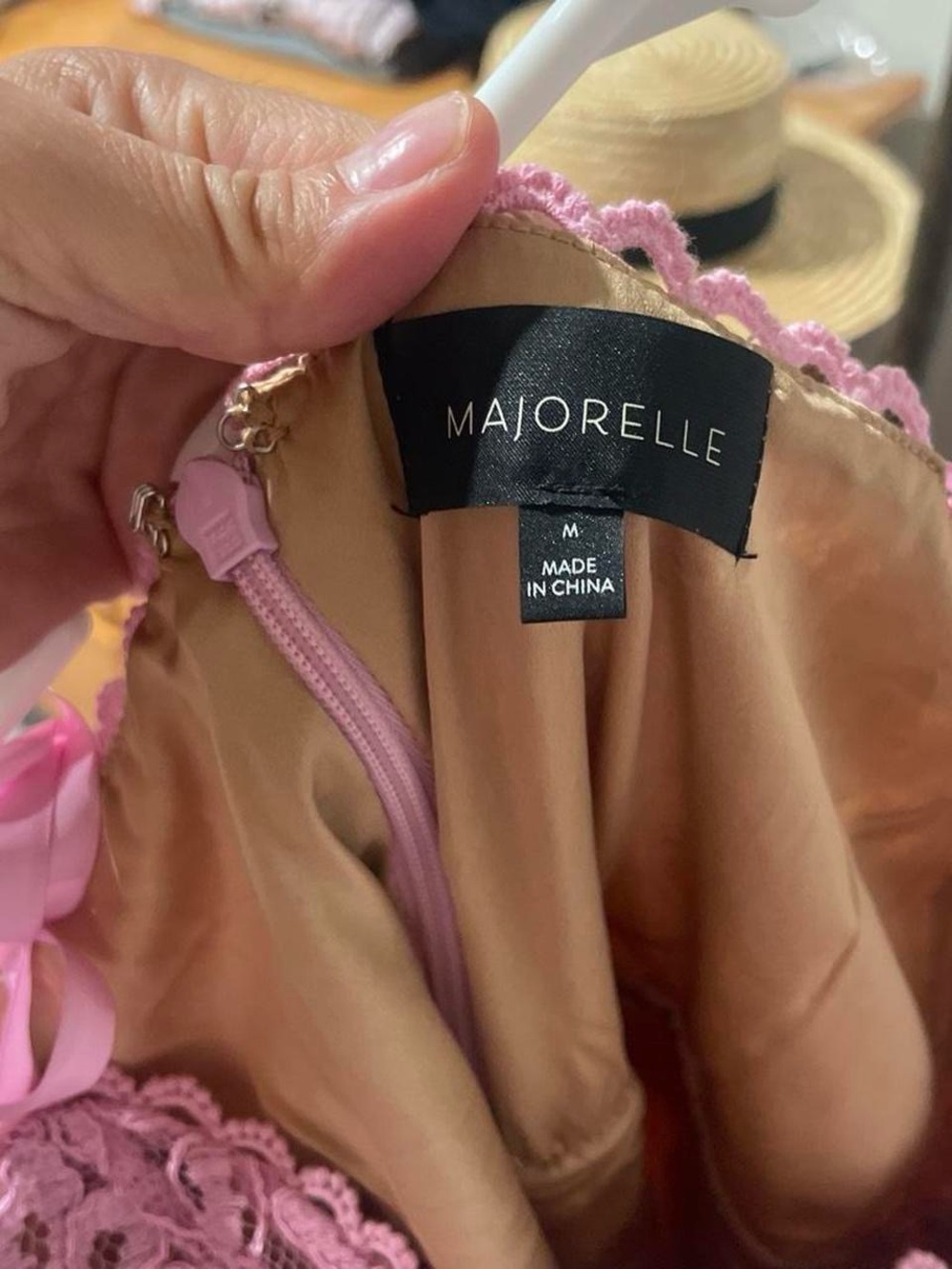MAJORELLE Lilac Lace Slip Dress - Picture 4 of 6